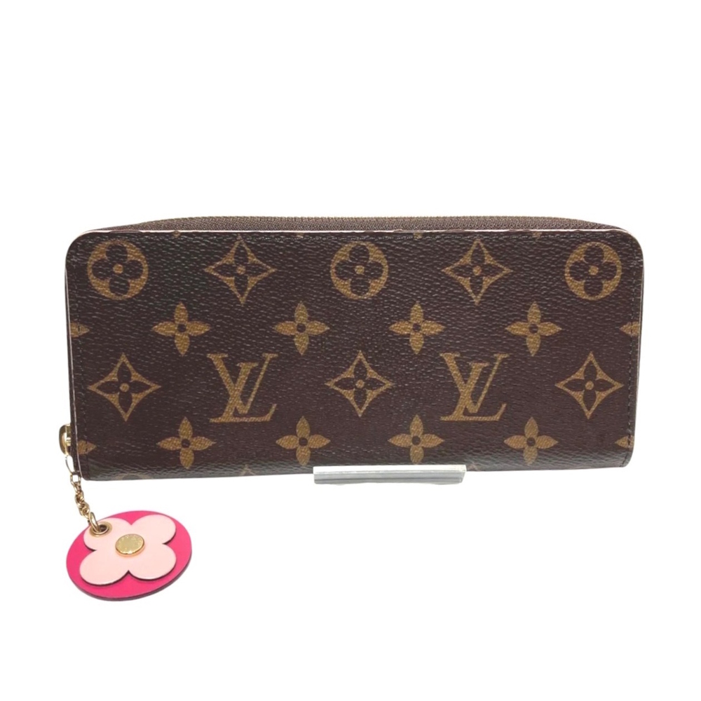 Louis Vuitton Portefeuille Clemence Long Wallet, Monogram Canvas, M64201